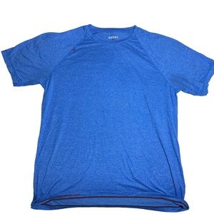 Men’s short sleeve Rhone blue shirt - size large